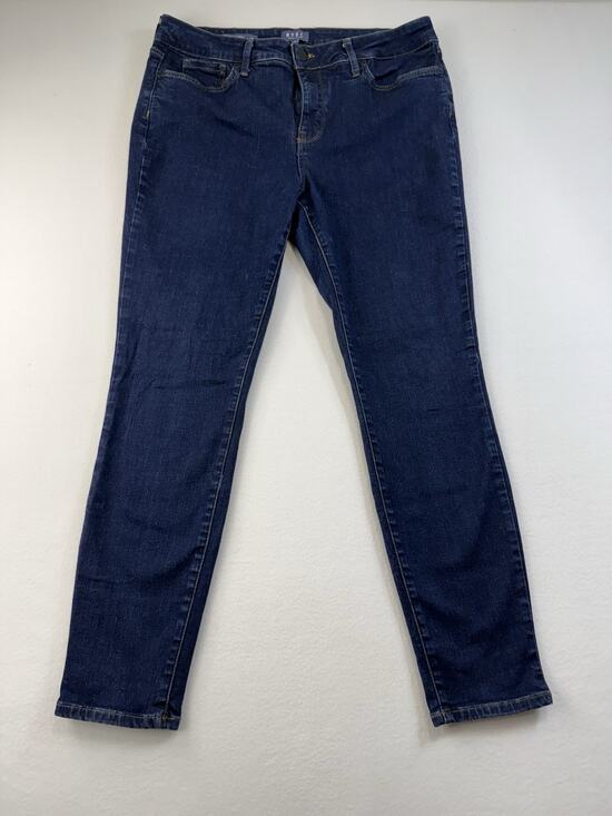 NYDJ Denim - NYDJ Skinny Jeans Size 12 Dark Wash Lift Tuck Stretch Denim